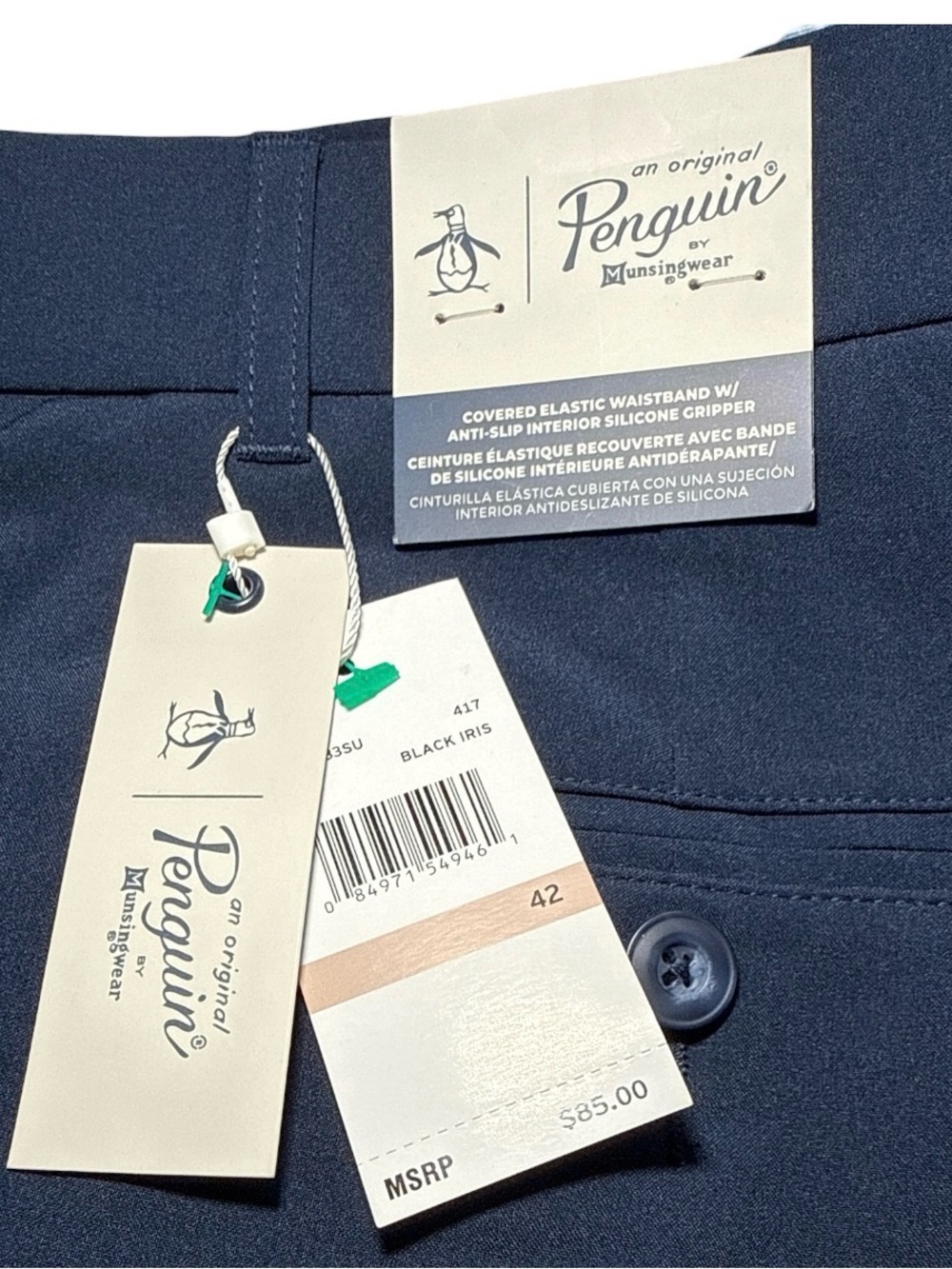 Original Penguin Allover Embroidered Pete Golf Shorts